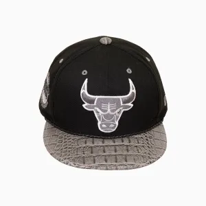 Breyer's Buck 50 Chicago Bulls Hat With Leather Visor