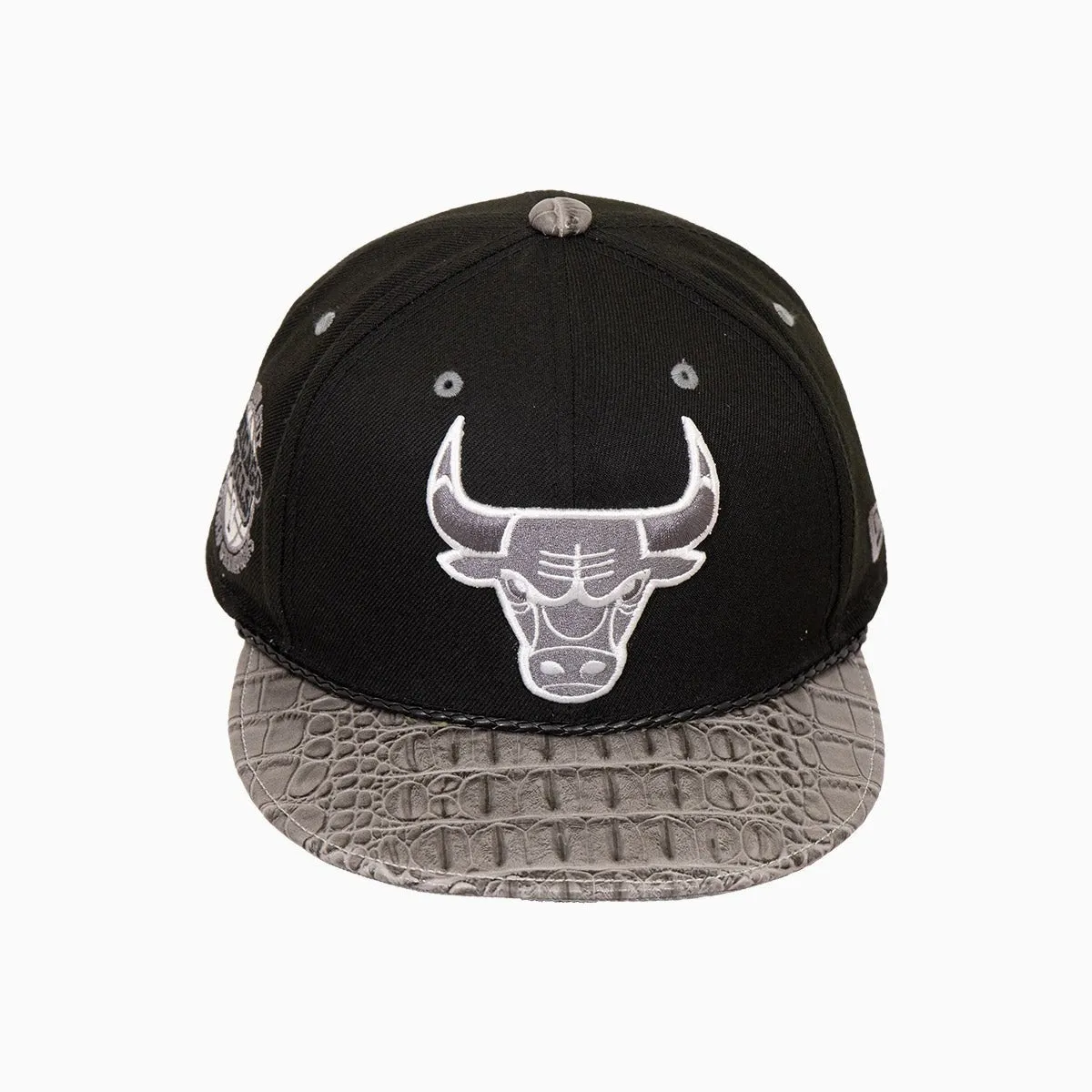 Breyer's Buck 50 Chicago Bulls Hat With Leather Visor