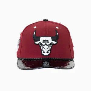 Breyer's Buck 50 Chicago Bulls Hat With Leather Visor