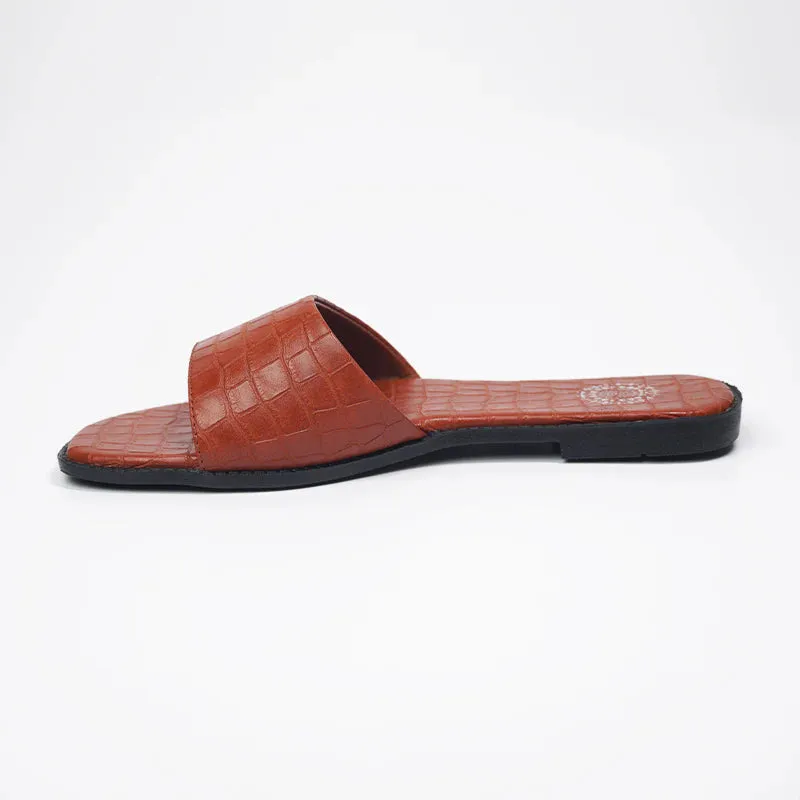 Brown Casual Slip-On
