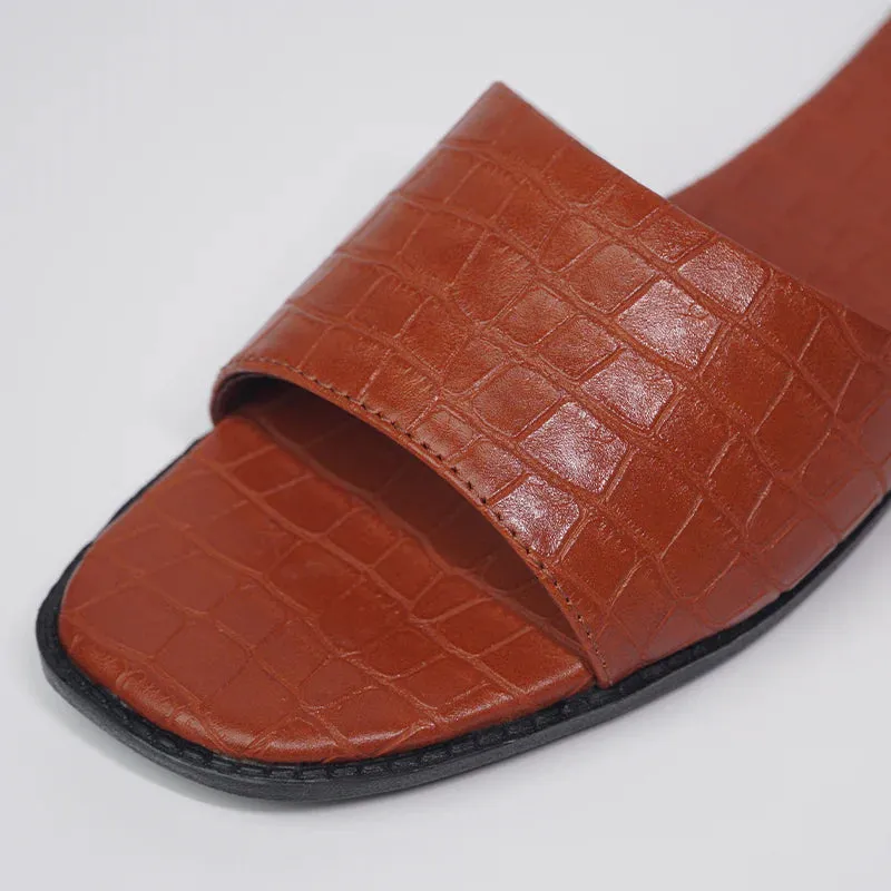 Brown Casual Slip-On