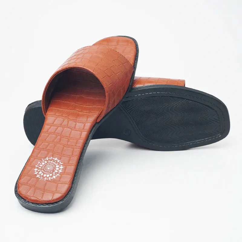 Brown Casual Slip-On
