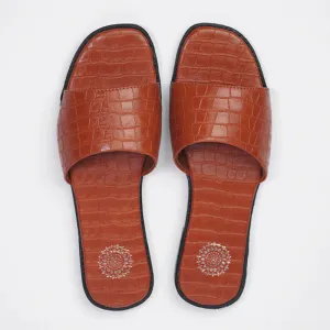 Brown Casual Slip-On