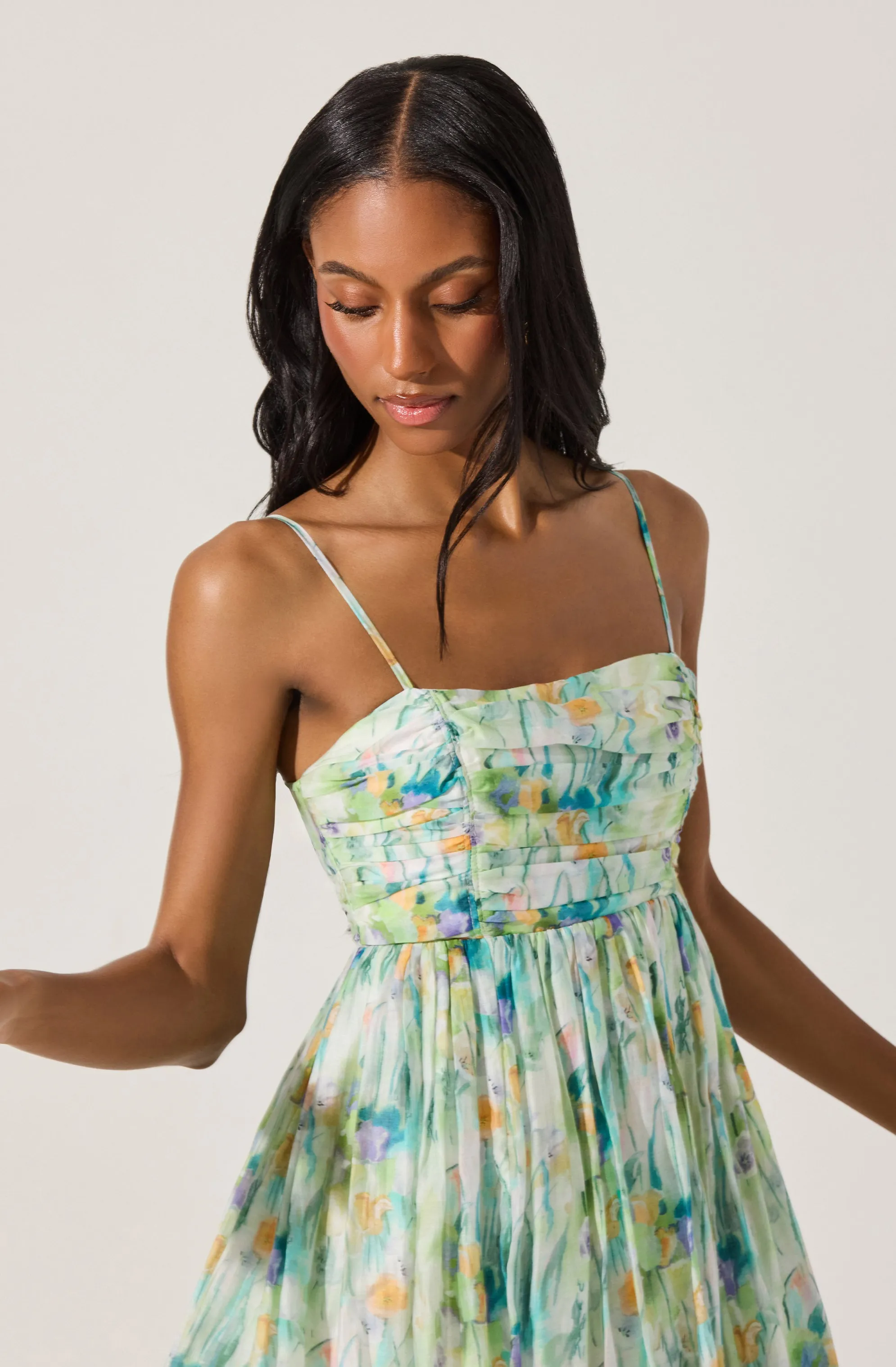 Bubble Floral Mini Dress