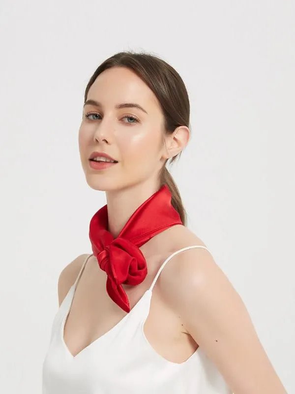 Candela - Soft Satin Shine Woman's Square Scarf