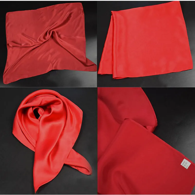 Candela - Soft Satin Shine Woman's Square Scarf
