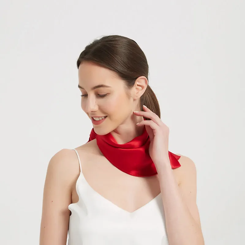 Candela - Soft Satin Shine Woman's Square Scarf