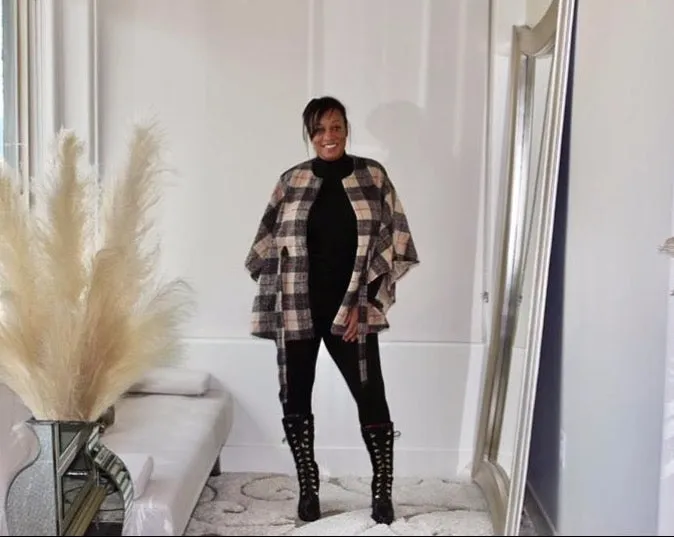 Cape Town Plaid Cape