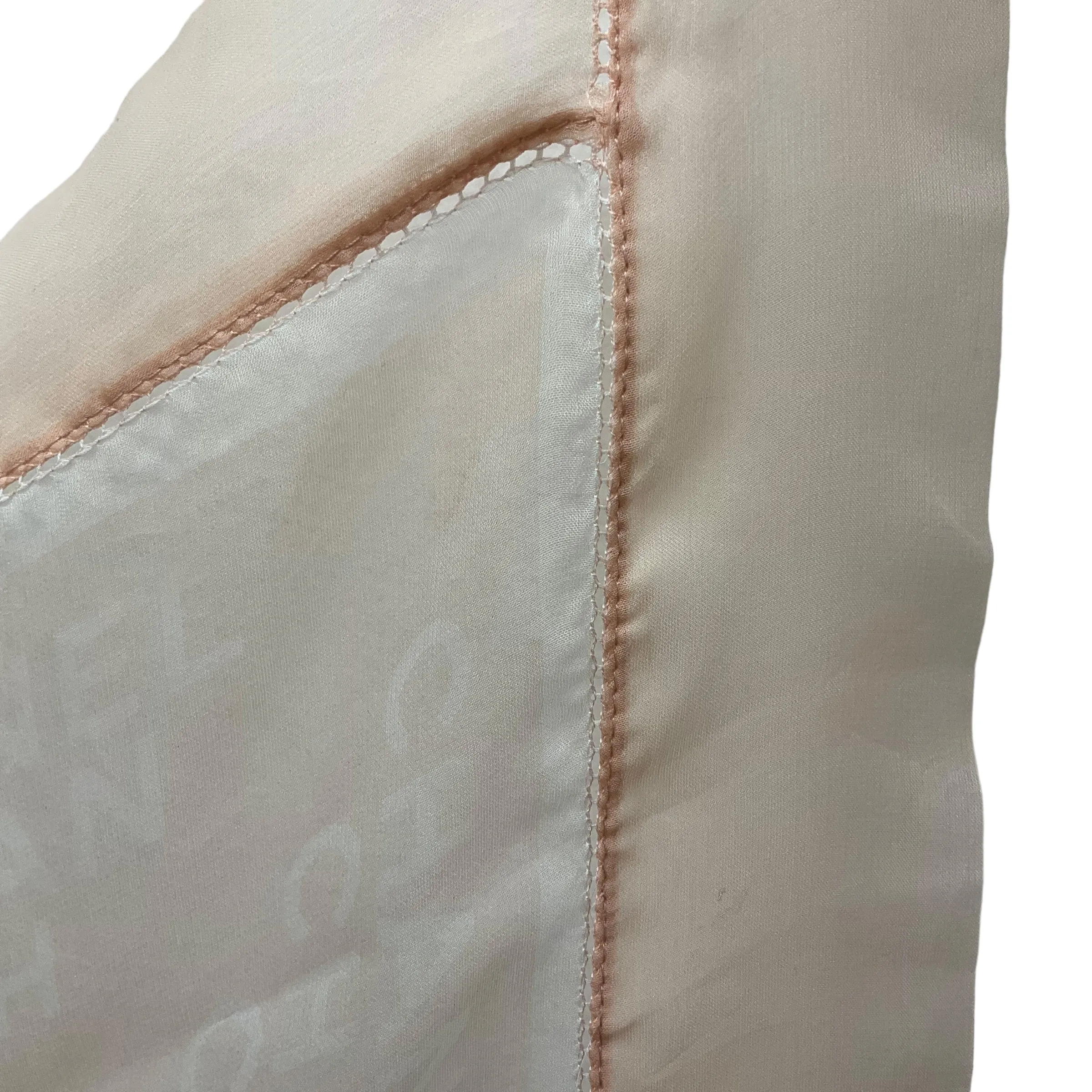 Chanel Sheer Logo Scarf
