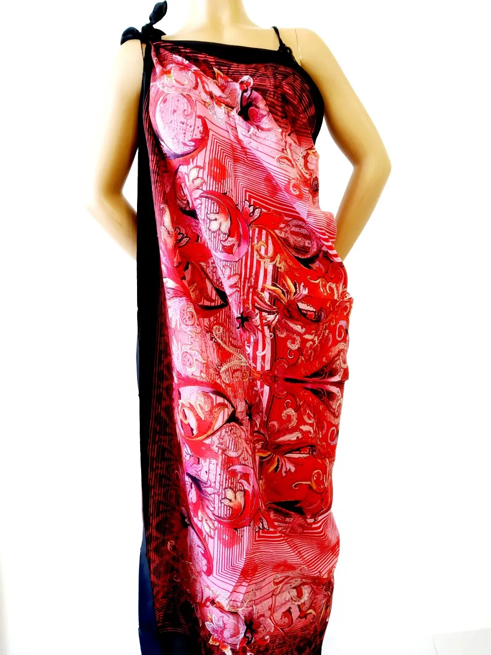 Chic maxi pareo red