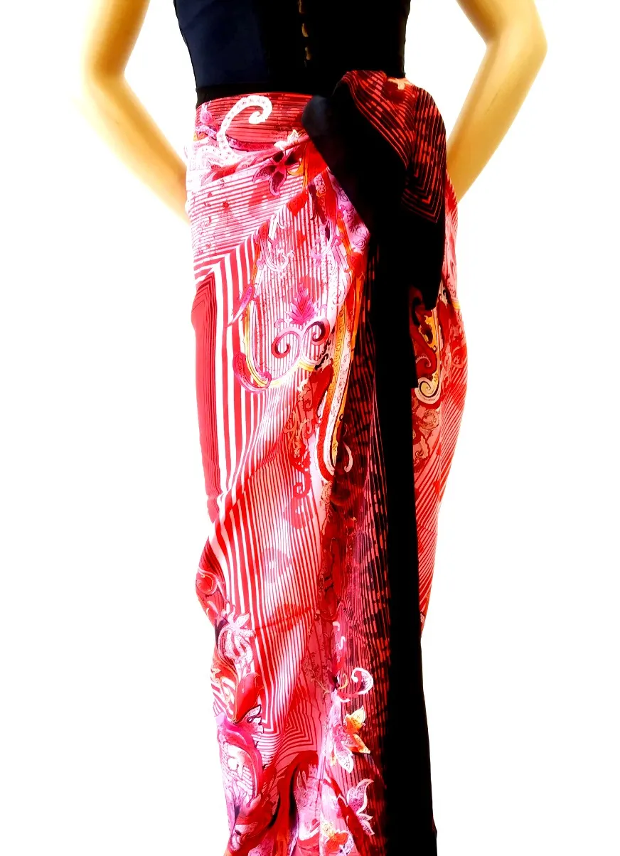 Chic maxi pareo red