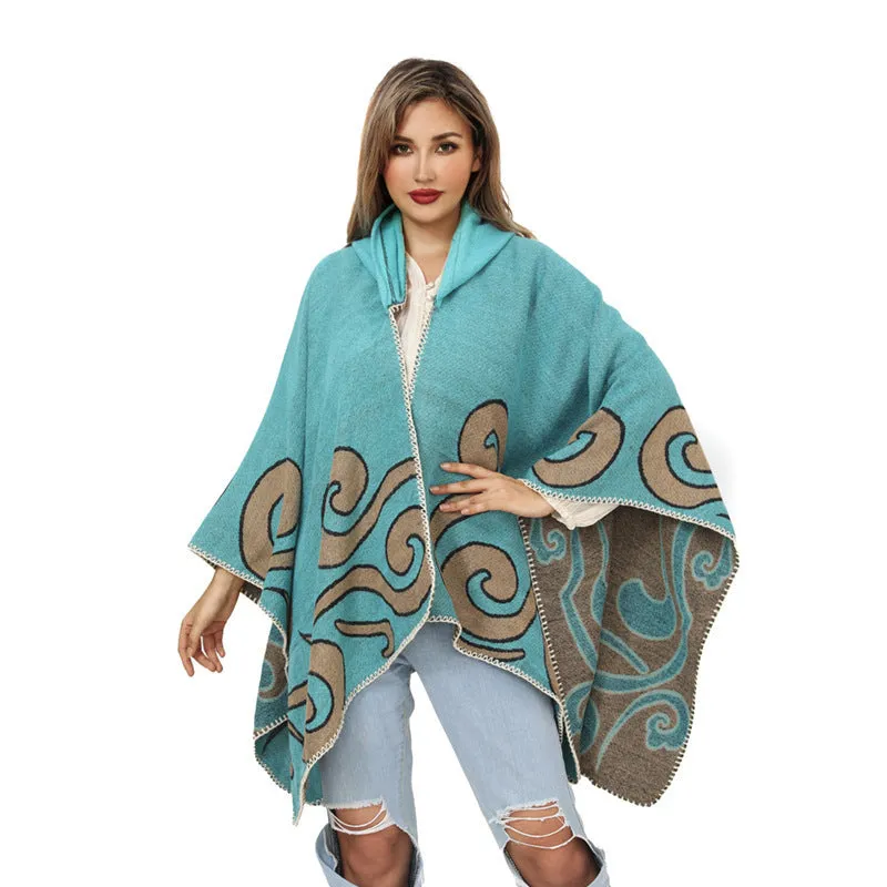 Chic Woven Elegance Cape