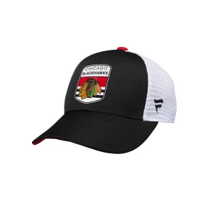 Chicago Blackhawks - Outer Stuff NHL Draft Structured Trucker Youth Hat