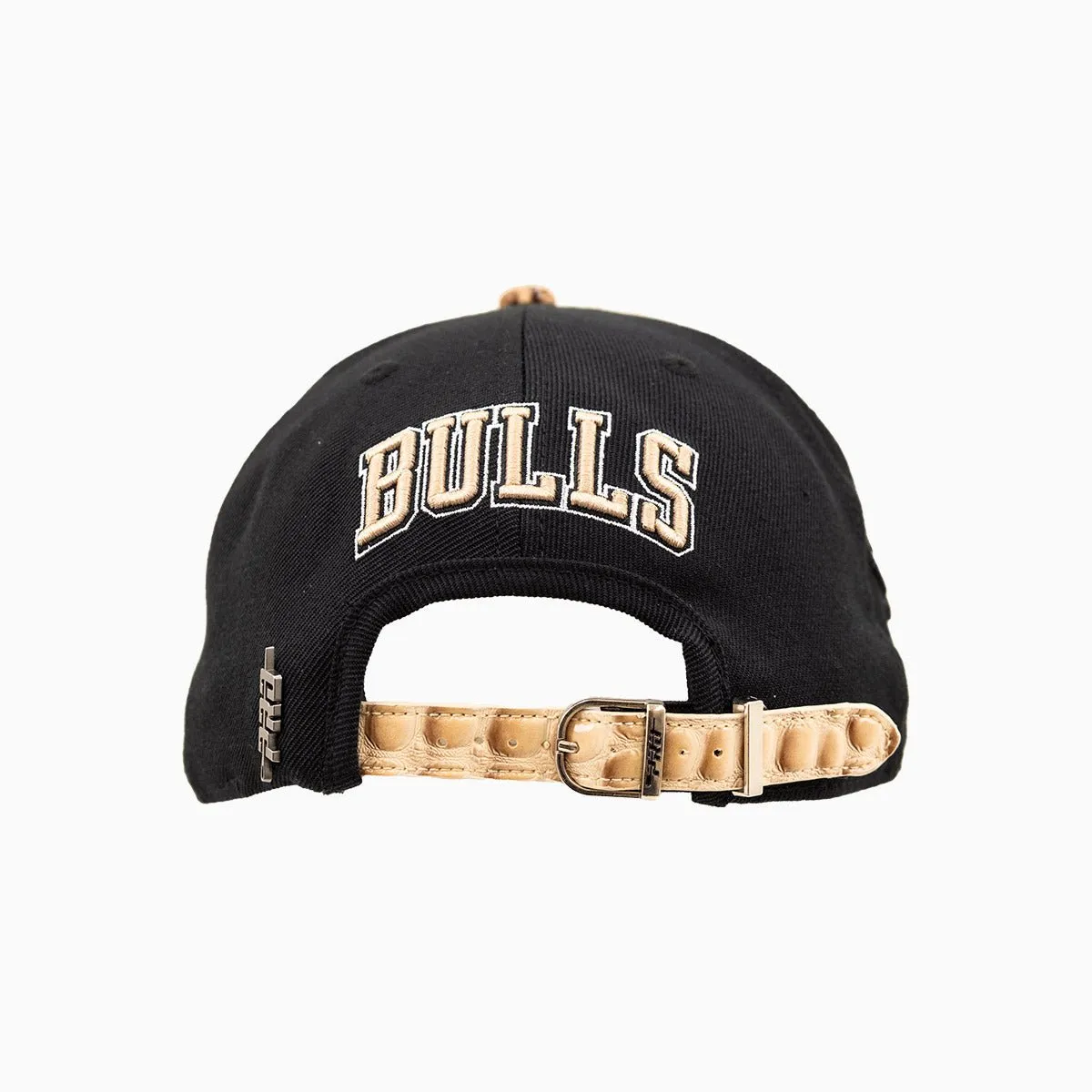 Chicago Bulls NBA Leather Visor Flatbrim Snapback Hat