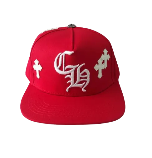 Chrome Hearts CH Cross Hat Red