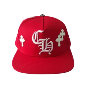 Chrome Hearts CH Cross Hat Red