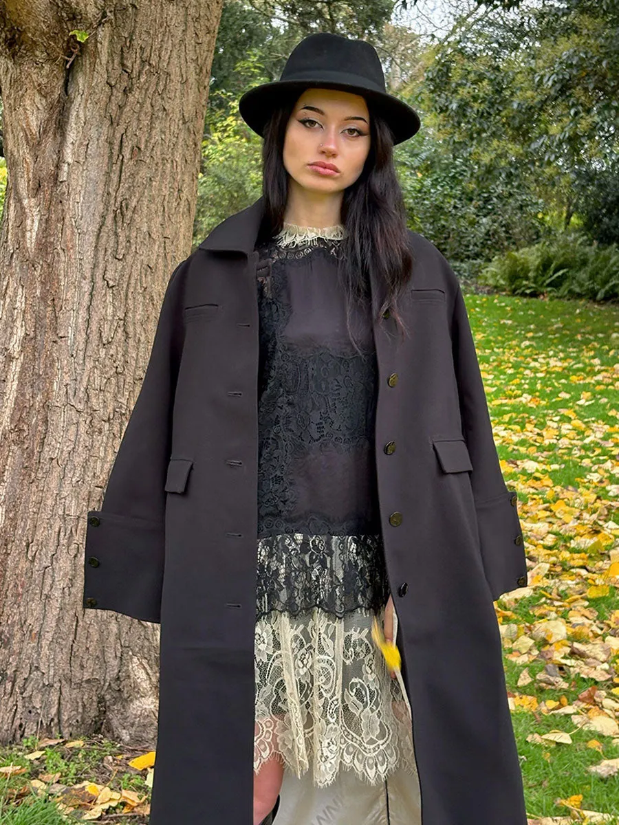 Clara Cashmere Hat - Black