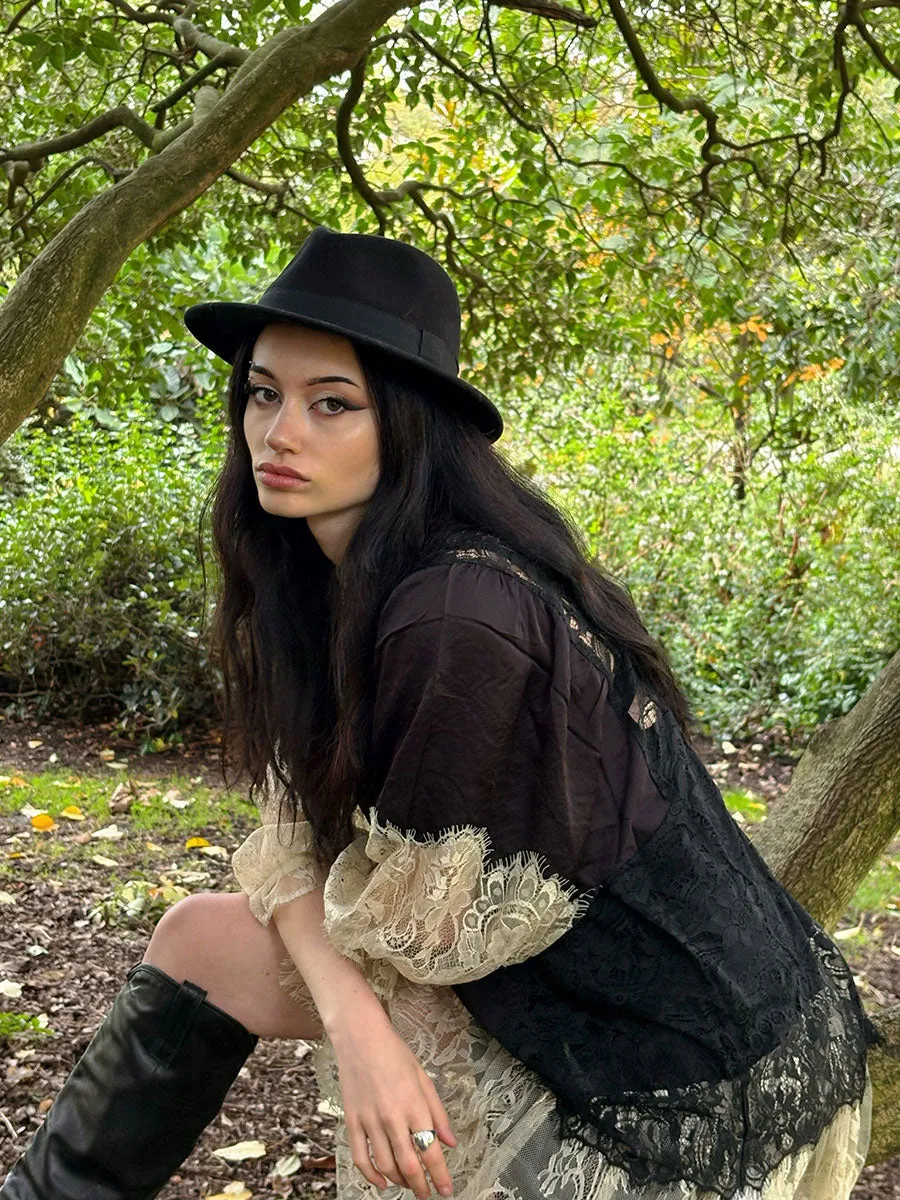 Clara Cashmere Hat - Black