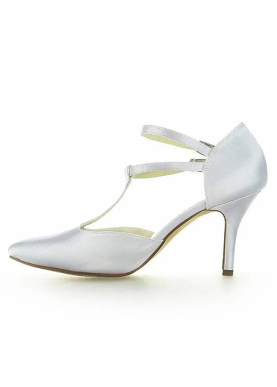 Closed Toe Stiletto Heels Bridal Shoes
