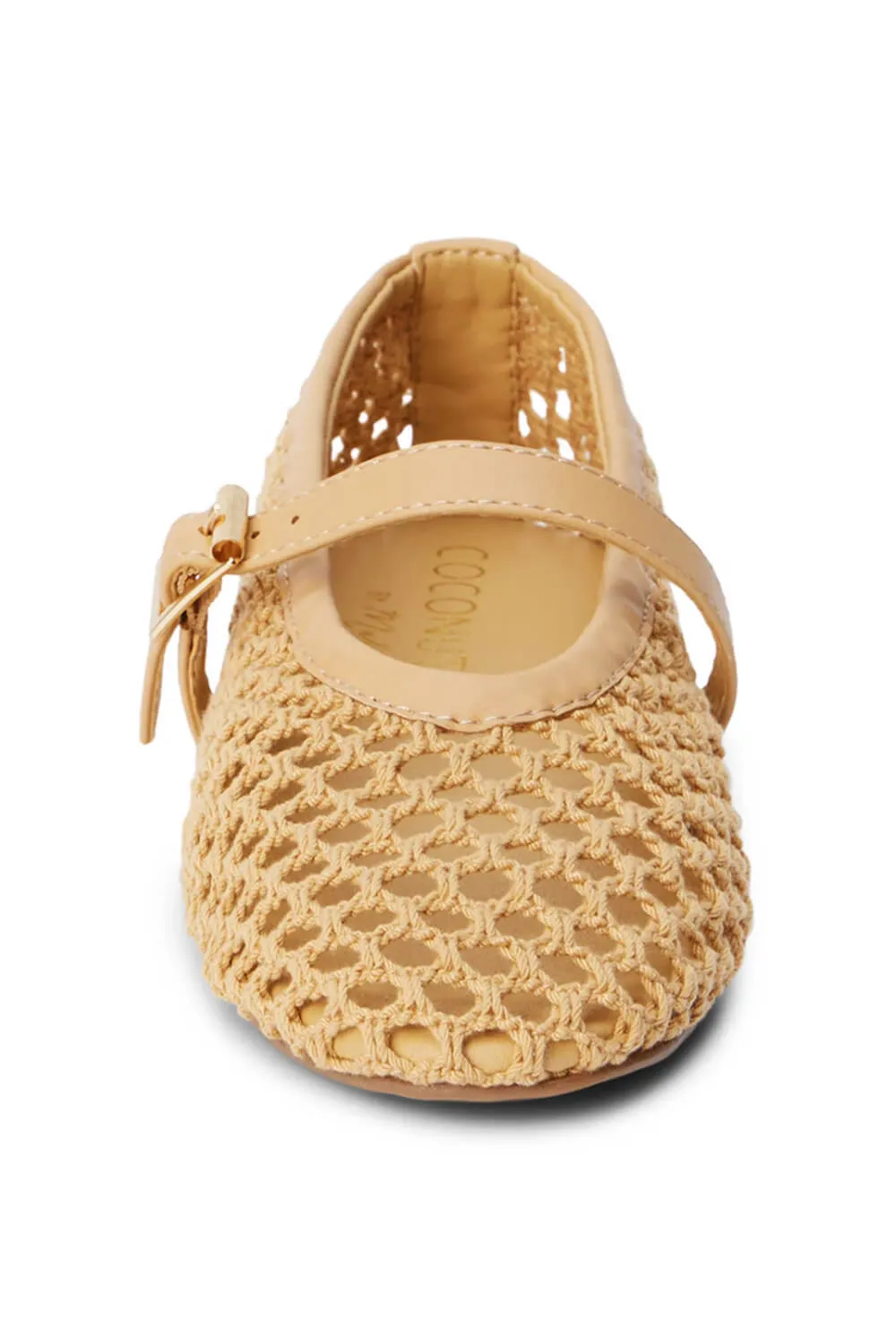 Coconuts by Matisse Nolita Mesh Ballet Flats for Women in Natural | NOLITA NATURAL