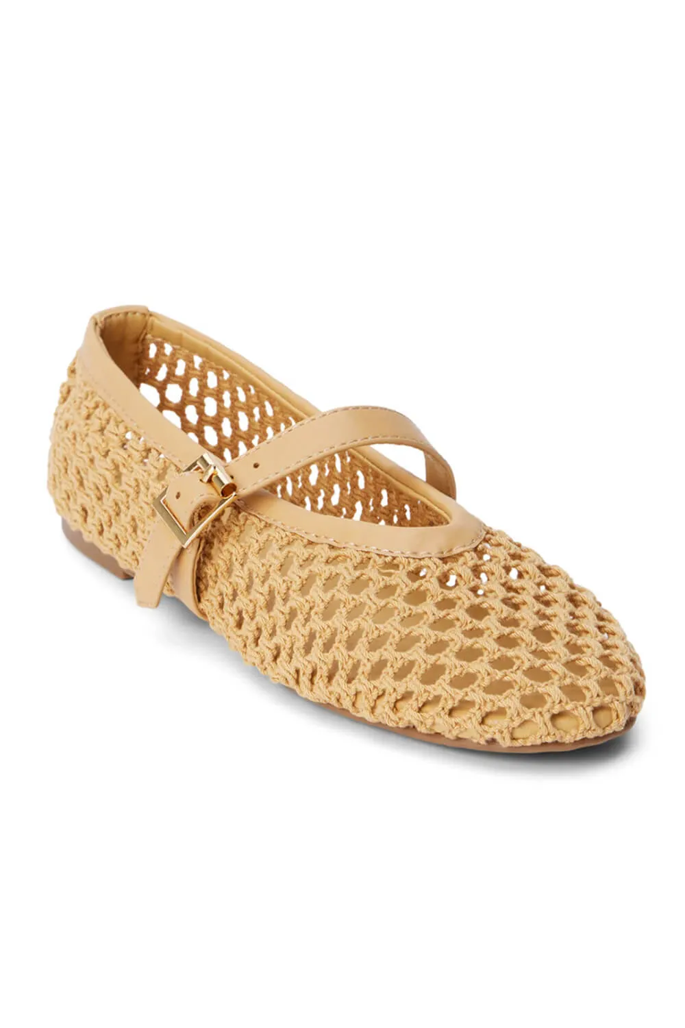 Coconuts by Matisse Nolita Mesh Ballet Flats for Women in Natural | NOLITA NATURAL
