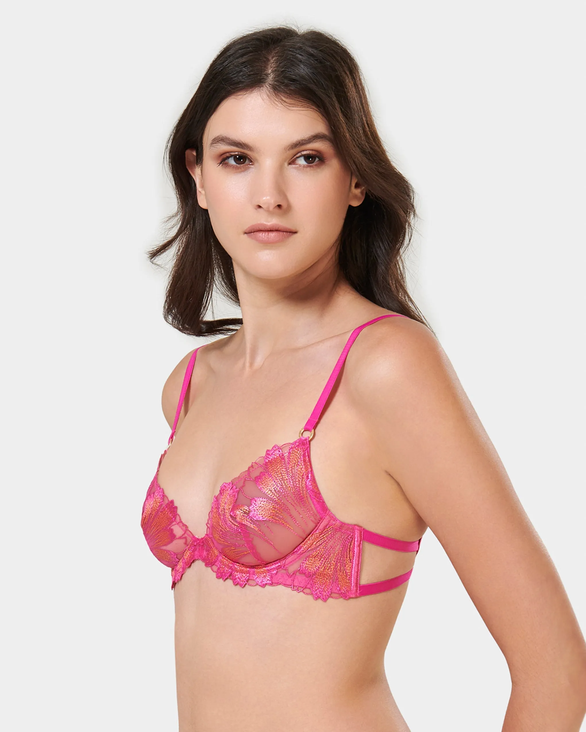 Colette Bra Fuchsia Pink/Orange Pepper