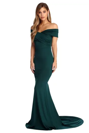Corina Formal Off Charming The Shoulder Dress