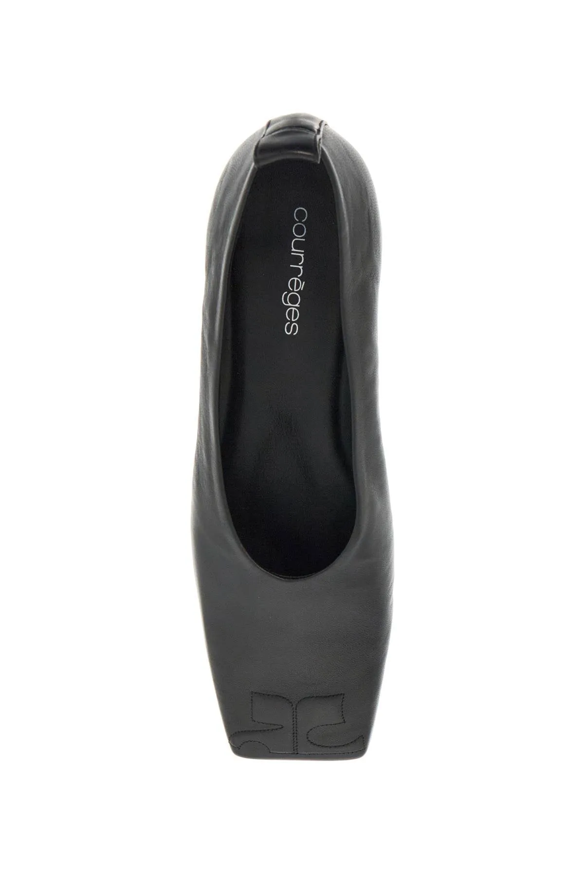 Courrèges IST Leather Ballet Flats