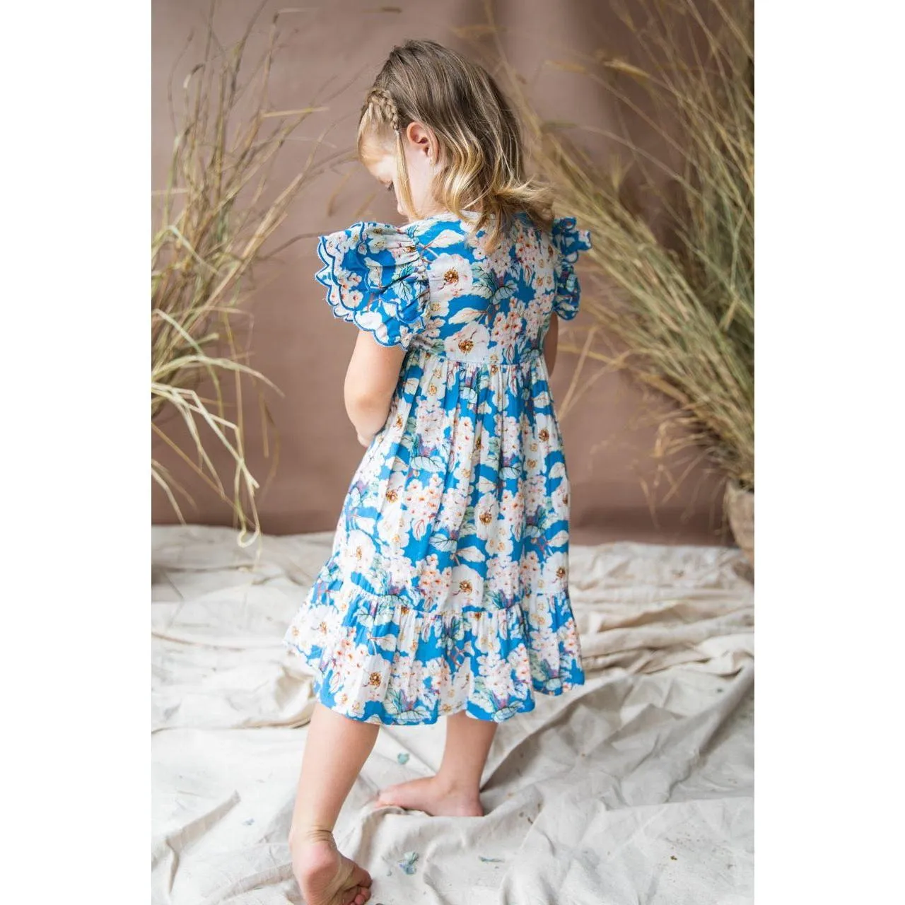 Cupcake Dress-Moroccan Blue
