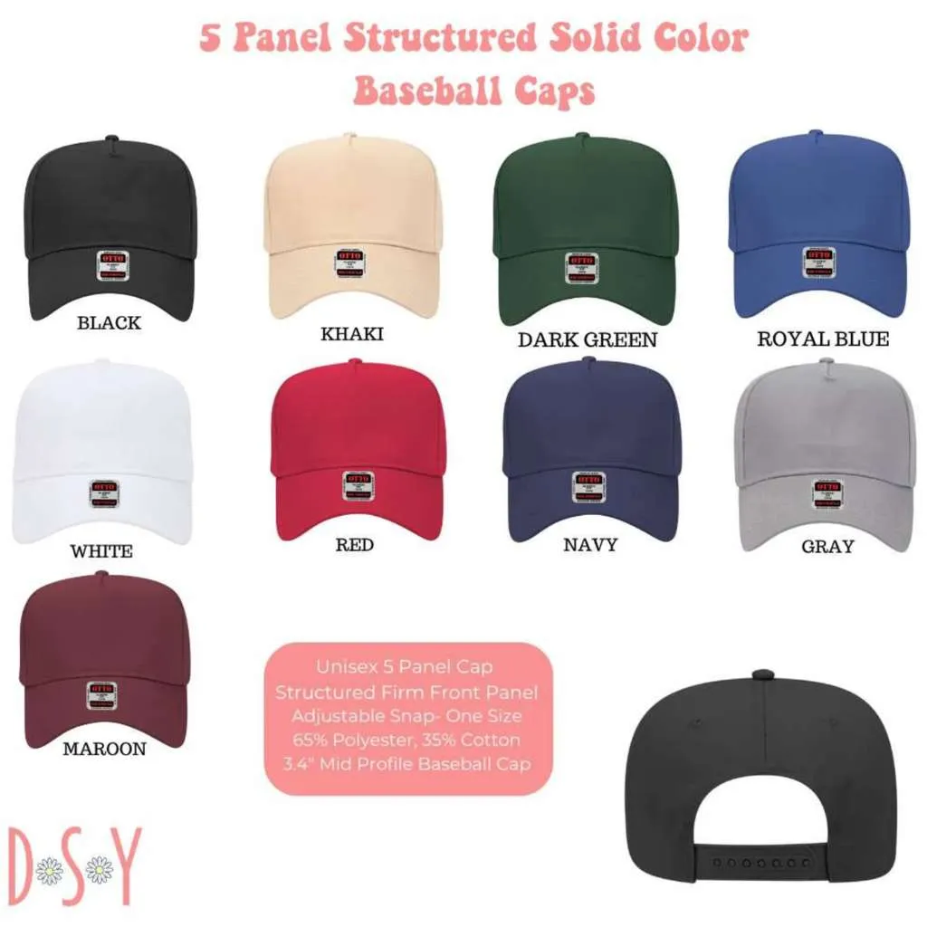 DARLIN' Suede 5 Panel Baseball Hat