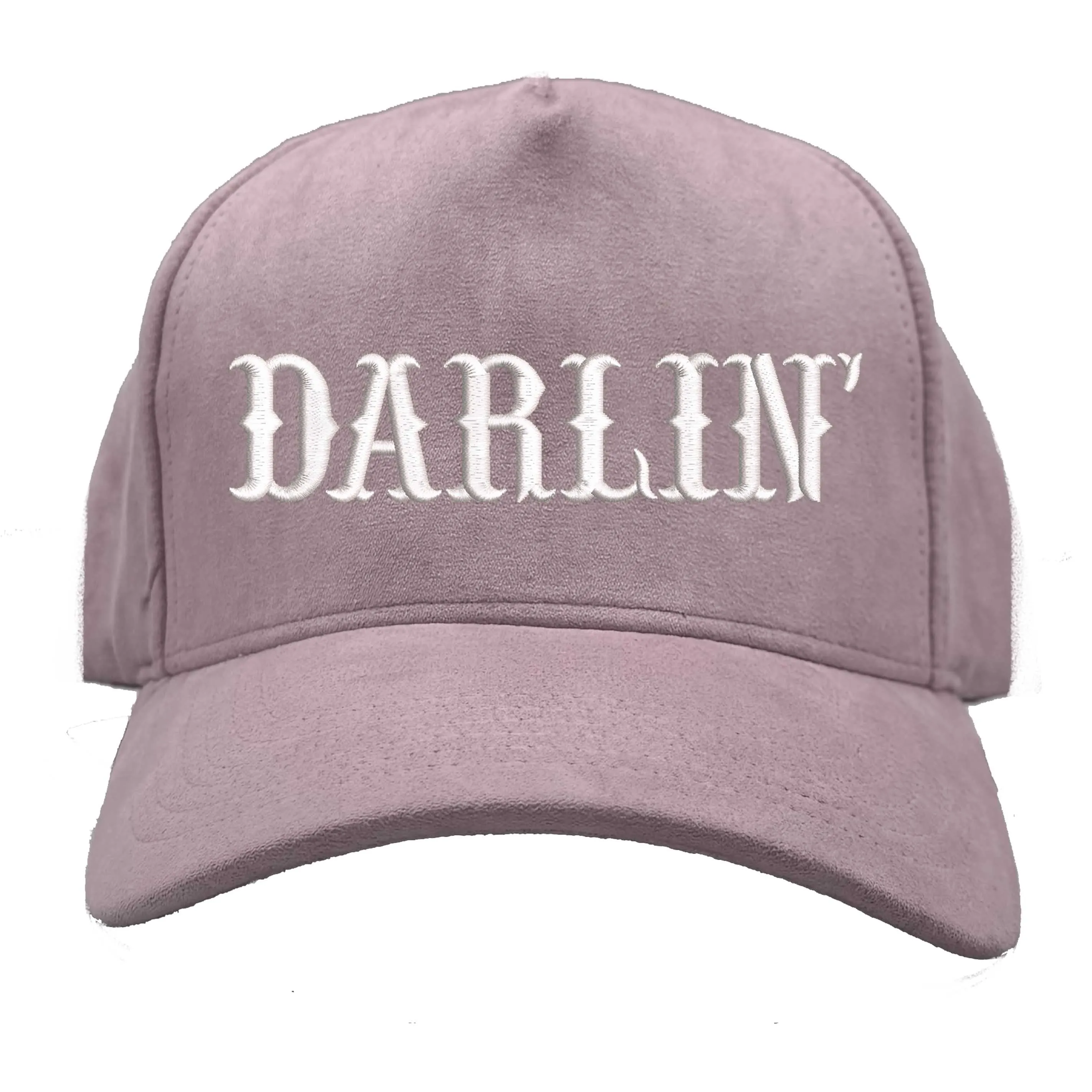 DARLIN' Suede 5 Panel Baseball Hat
