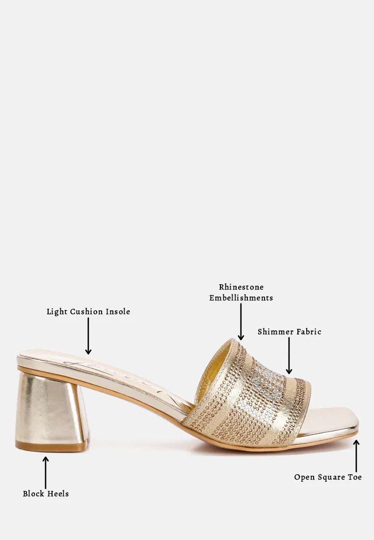 Diamante Embellished London Sandals By RAG