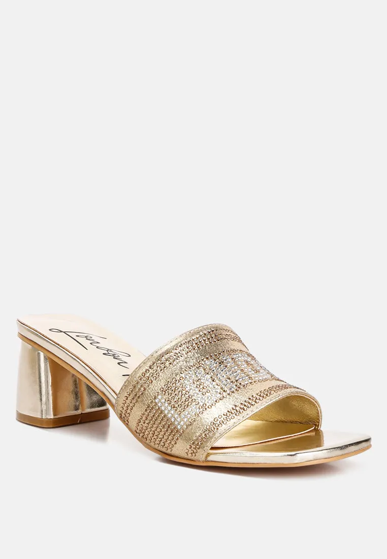 Diamante Embellished London Sandals By RAG