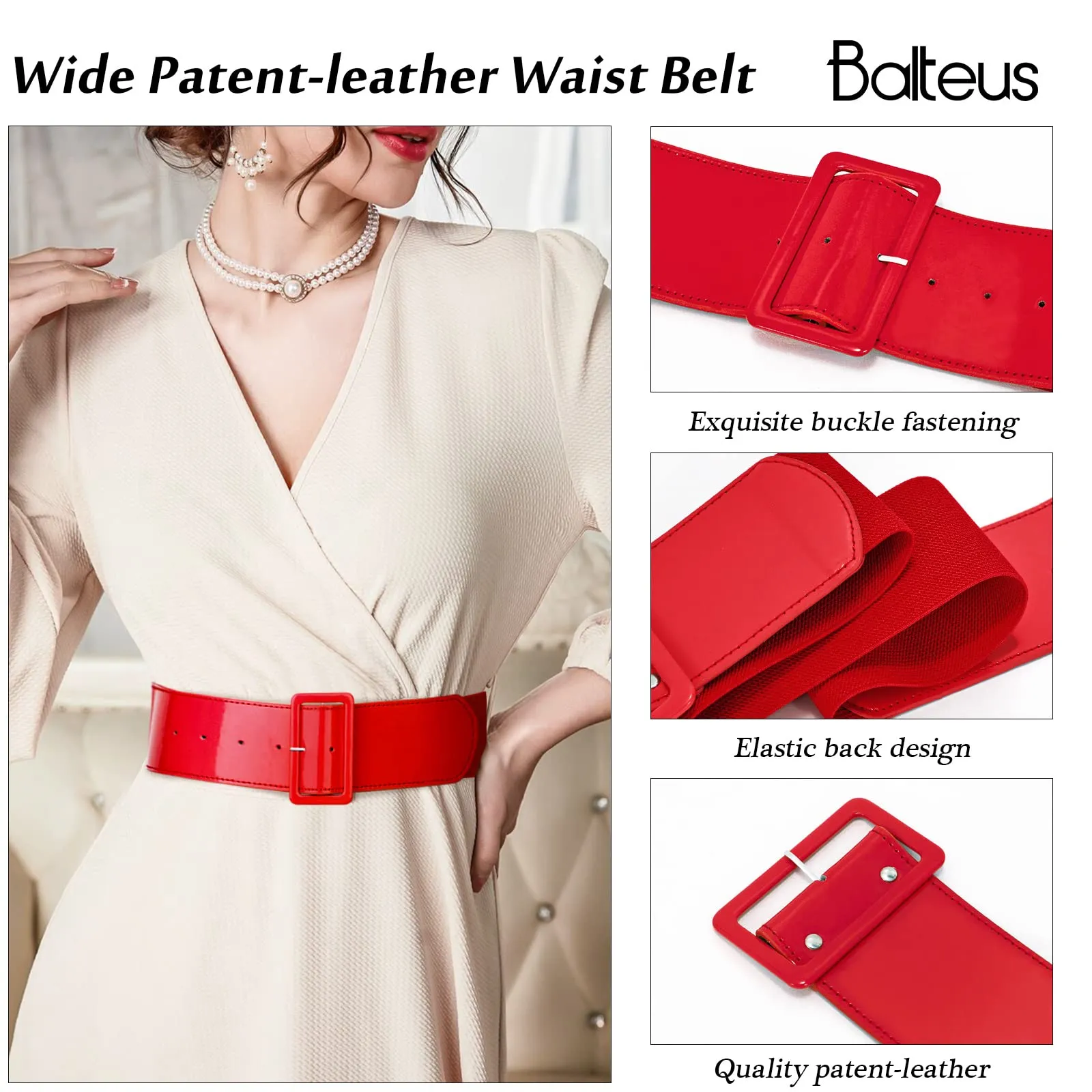 Elastic Belt Ladies Fashion Dress Decoration Versatile Wide Girdle Women Stretch Waist Slim Wide Band