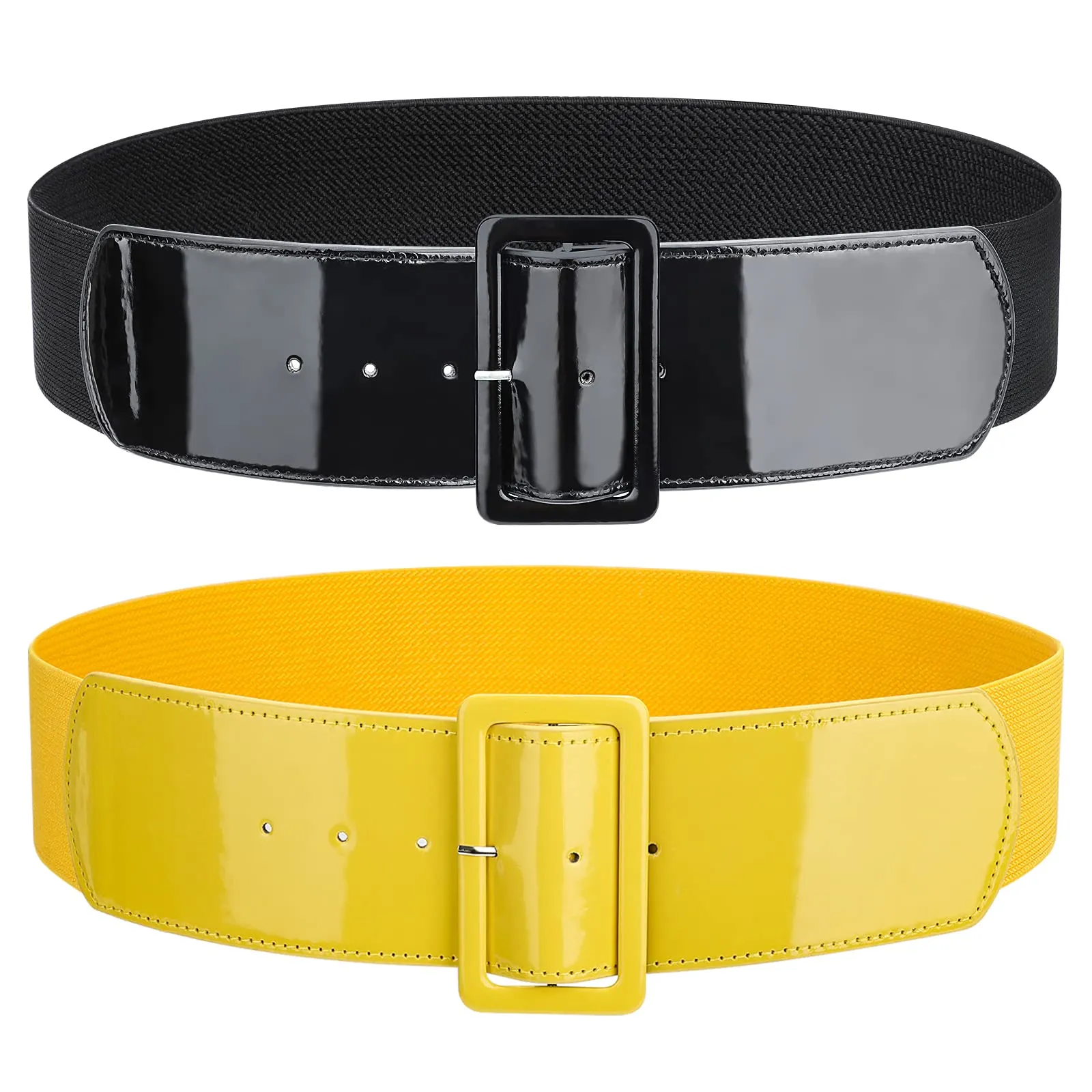 Elastic Belt Ladies Fashion Dress Decoration Versatile Wide Girdle Women Stretch Waist Slim Wide Band