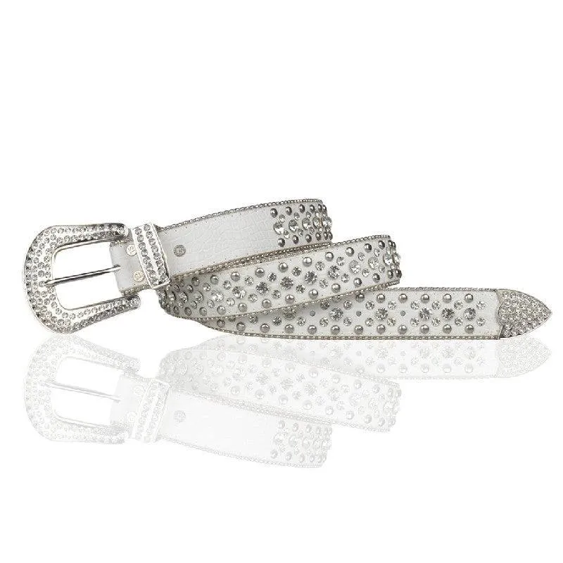 Elegant Diamond-Studded Belt