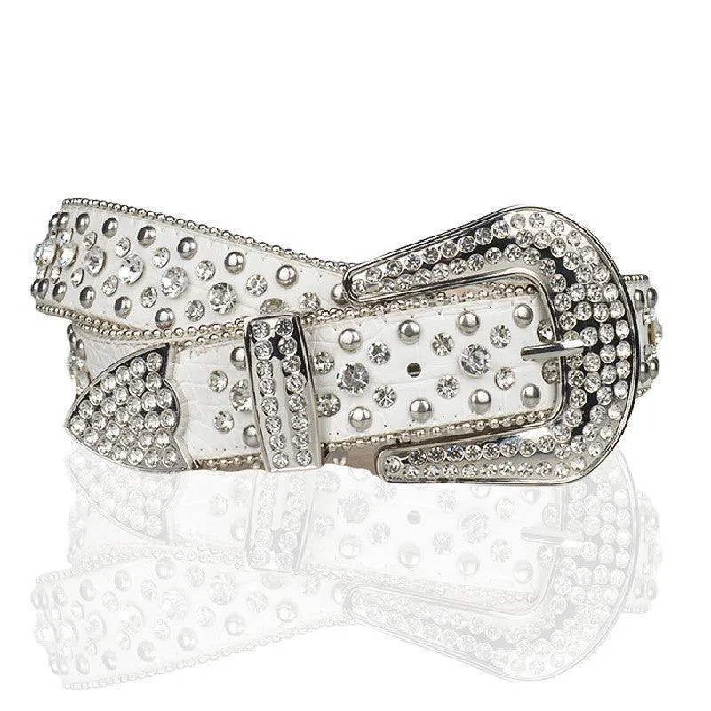 Elegant Diamond-Studded Belt