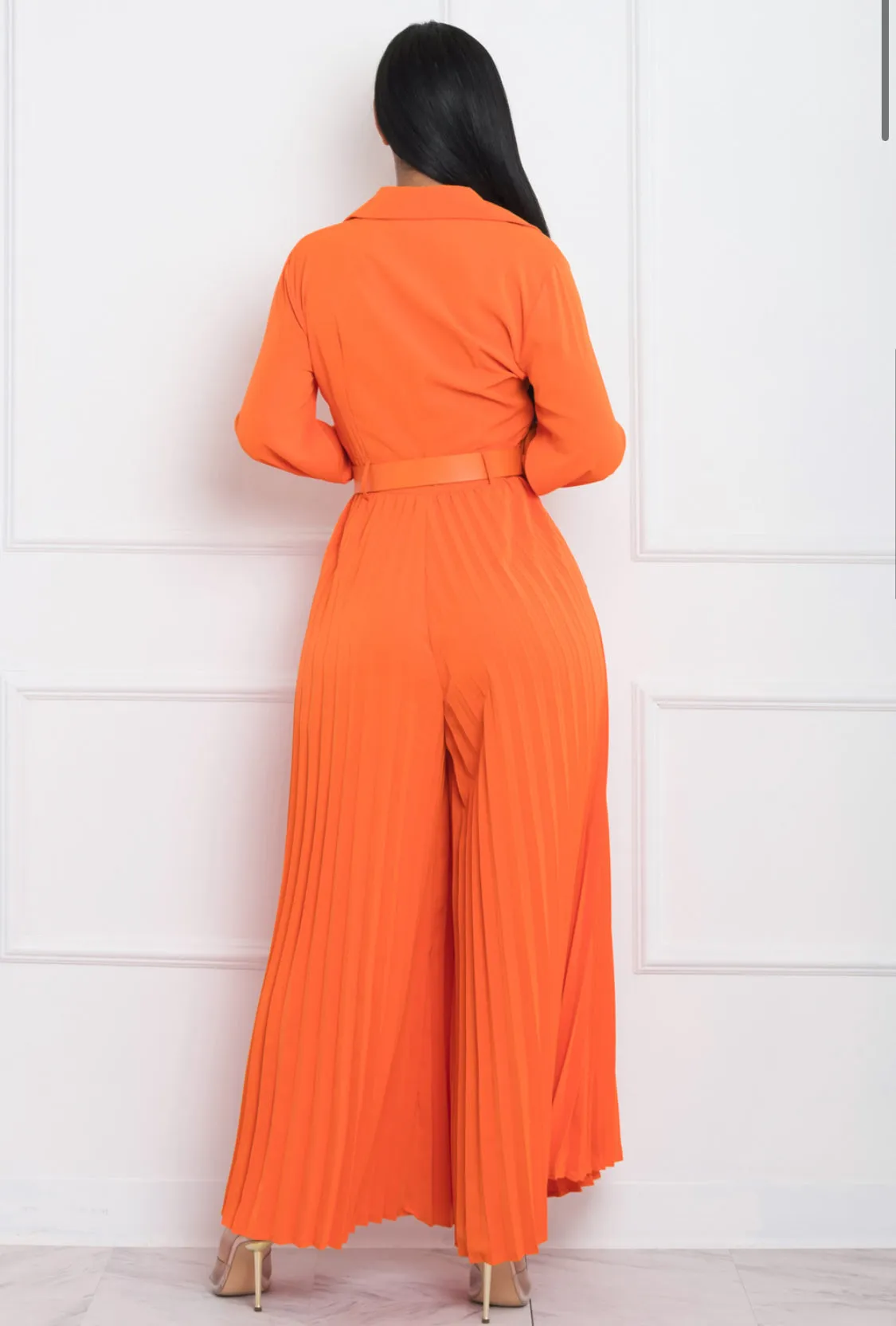 Elegant Jumper with Belt | Sophisticated Women's Jumpsuit (C24)