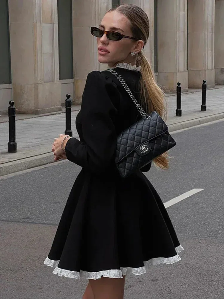 Elegant Lace Mini Dress for Women