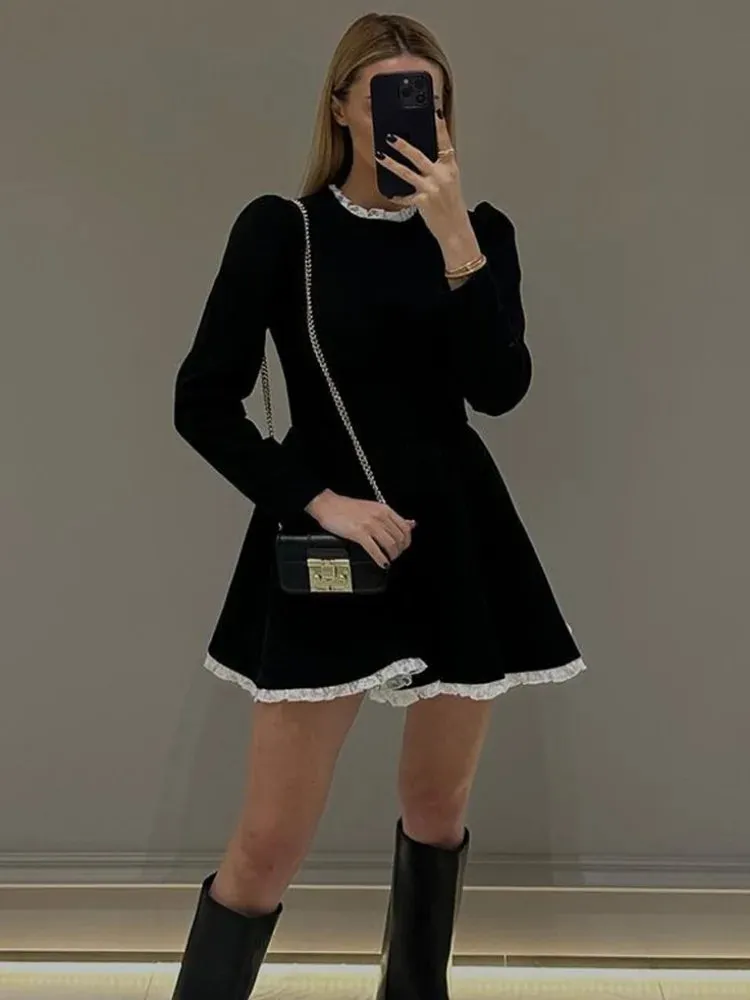 Elegant Lace Mini Dress for Women