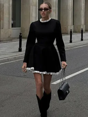 Elegant Lace Mini Dress for Women