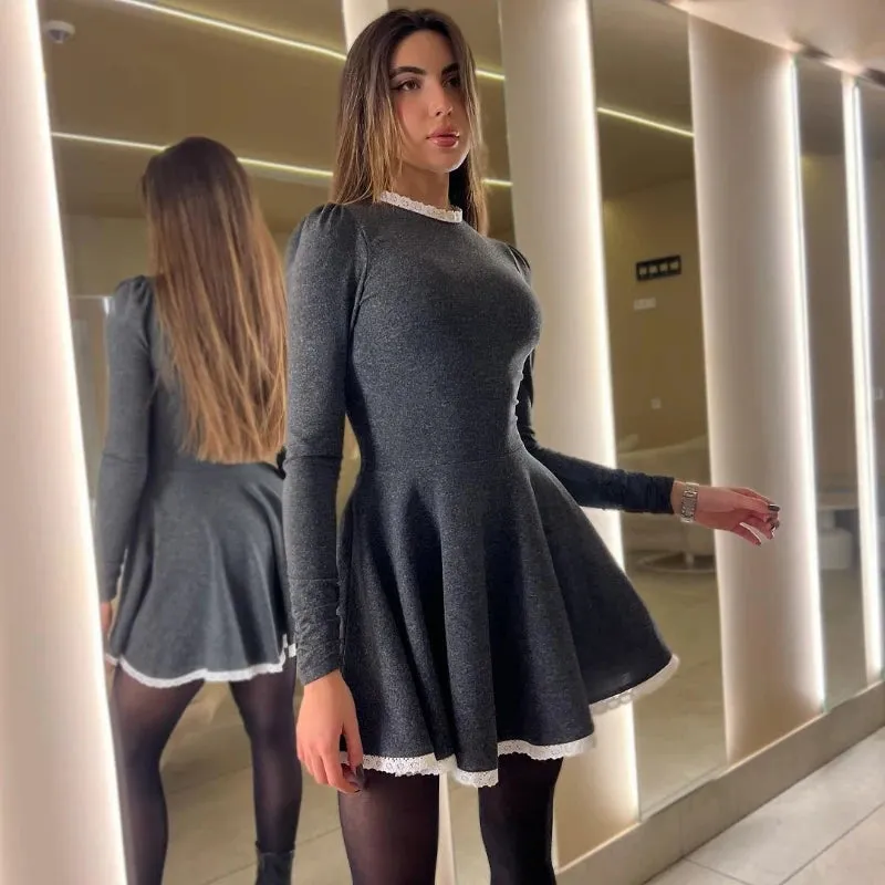 Elegant Lace Mini Dress for Women