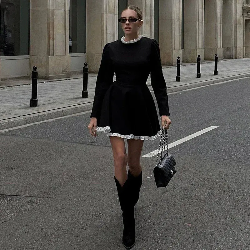 Elegant Lace Mini Dress for Women