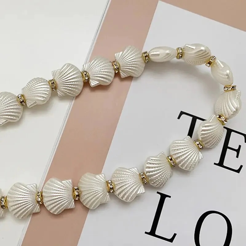 Elegant Pearl Chain Belt