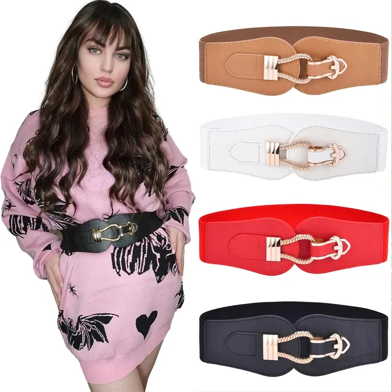 Elegant Stretch Cinch Belt for Women’s Dresses