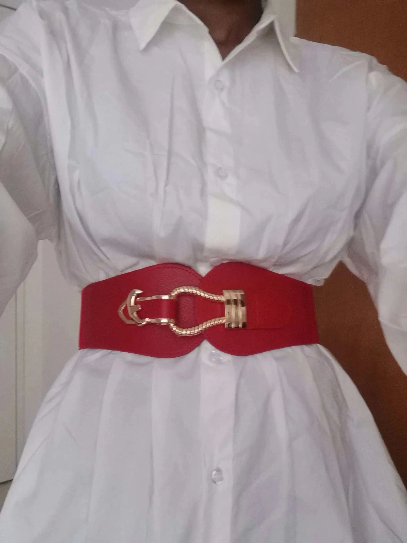 Elegant Stretch Cinch Belt for Women’s Dresses