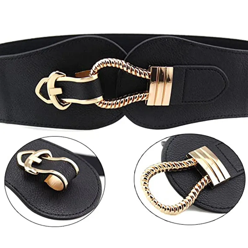 Elegant Stretch Cinch Belt for Women’s Dresses