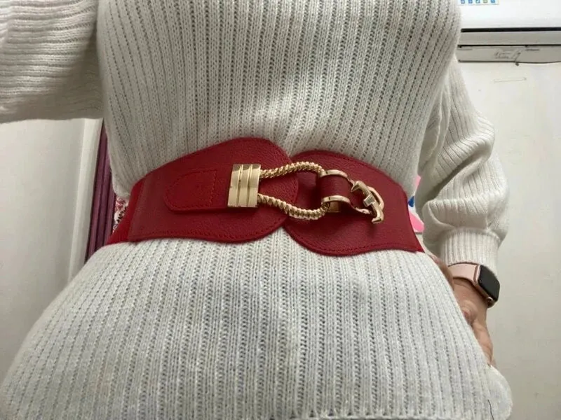 Elegant Stretch Cinch Belt for Women’s Dresses