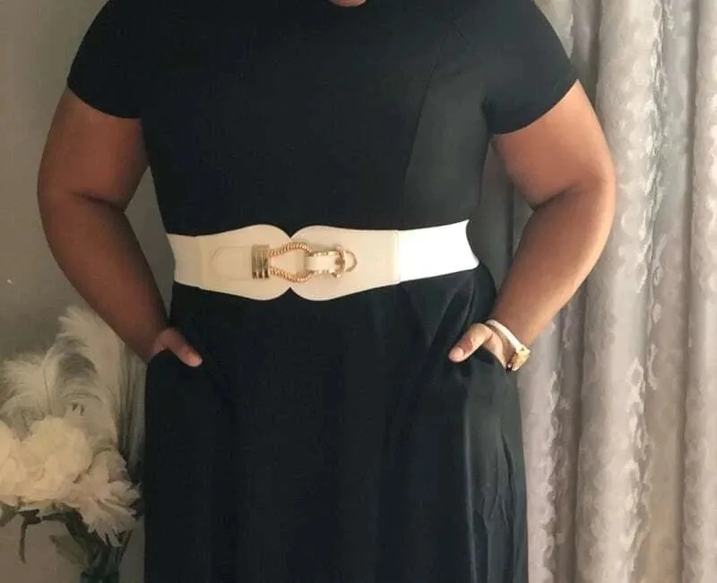Elegant Stretch Cinch Belt for Women’s Dresses