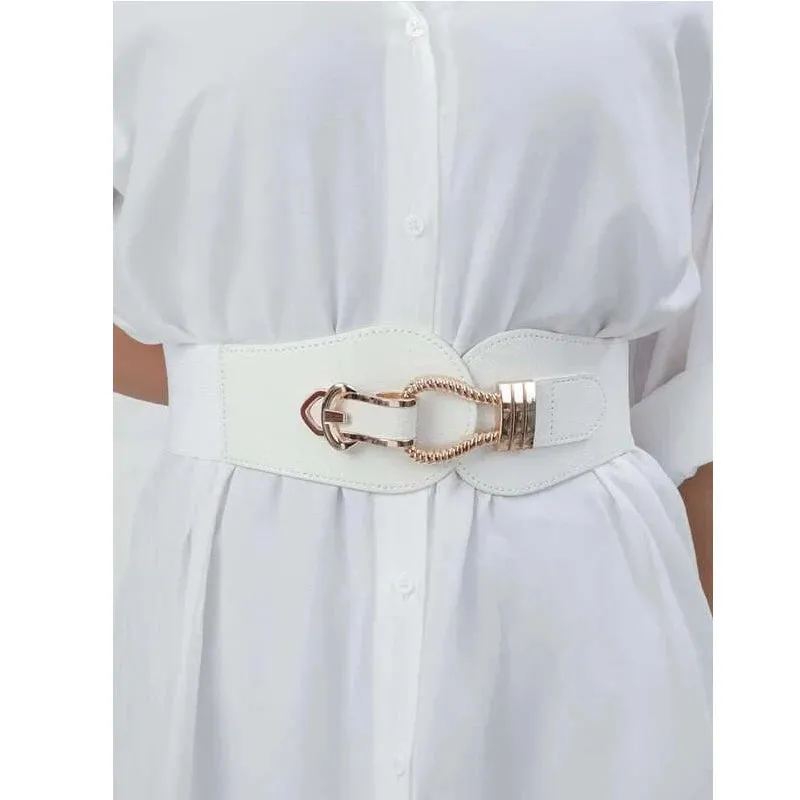 Elegant Stretch Cinch Belt for Women’s Dresses